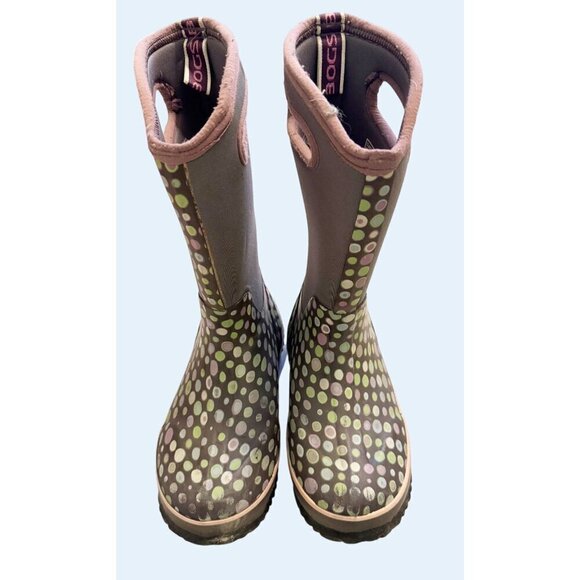 BOGS Kids Youth Insulated Waterproof Outdoor Winter Boots Sz 3 - Picture 2 of 8